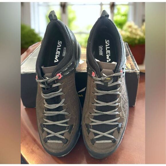 Salewa Mountain Trainer 2 GTX Mountaineering Shoes Black/Bungee Cord Size 9.5 EU - Picture 7 of 12